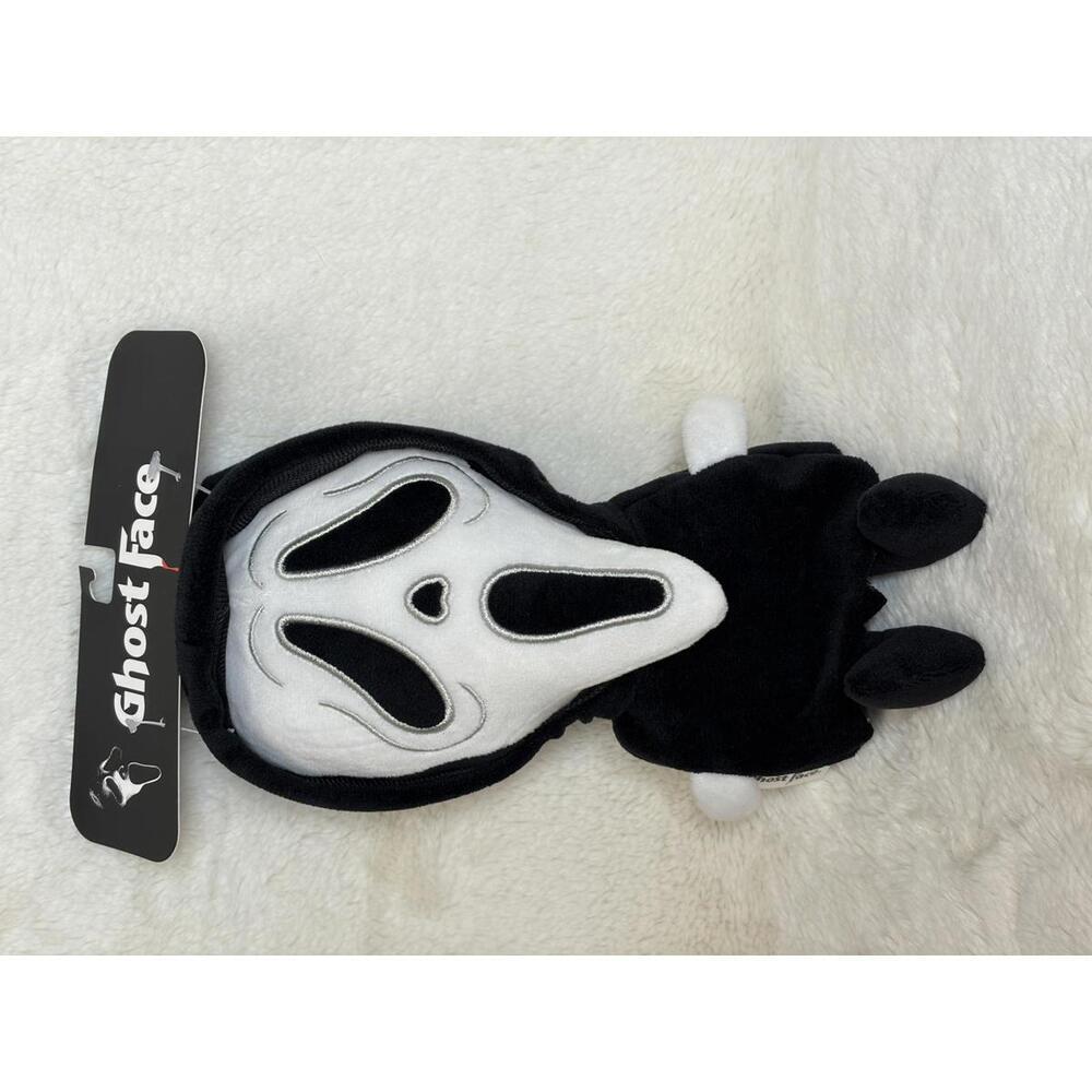 Ghost Face Scream Dog Toy – Plush Halloween Horror Pet Toy​